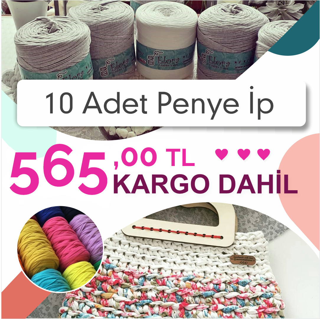 Elora 10 Adet Penye İp