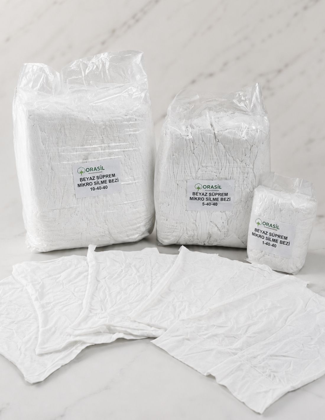 Orasil Beyaz Süprem Mikro Silme Bezi (1 kg)